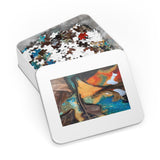 "Fall time" Jigsaw Puzzle   Tin box