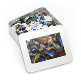 "Currents of roots and water"  Jigsaw with Tin 5 sizes