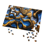 "Currents of roots and water"  Jigsaw with Tin 5 sizes
