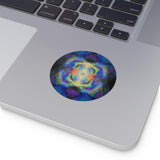 Serenity Round Vinyl Sticker —