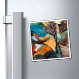"Fall time" Refrigerator Magnet —