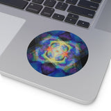 Serenity Round Vinyl Sticker —