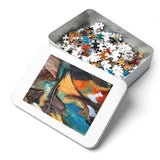 "Fall time" Jigsaw Puzzle   Tin box