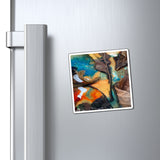 "Fall time" Refrigerator Magnet —