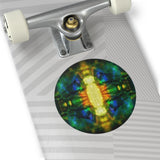 inner glow- Round Vinyl Sticker