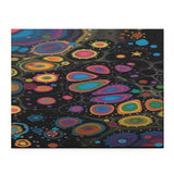 Abstract Neon Cells Puzzle — Colorful Psychedelic Jigsaw (120/252/500 pcs)