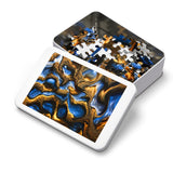 "Currents of roots and water"  Jigsaw with Tin 5 sizes