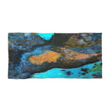 Gem inspired towel Chrysocolla