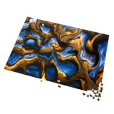 "Currents of roots and water"  Jigsaw with Tin 5 sizes