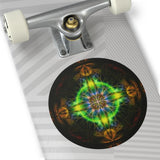 Present moment- Round Vinyl Sticker