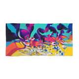 Sunburst shadow beach towel