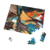 "Fall time" Jigsaw Puzzle   Tin box
