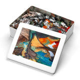 "Fall time" Jigsaw Puzzle   Tin box