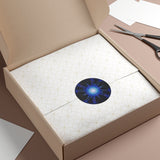 Blue Ray -Round Vinyl Sticker —