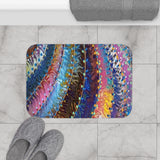 Abstract Rainbow Bath Mat