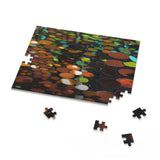 Autumn molecules   jigsaw paper box