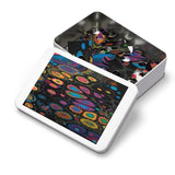 "Rainbow polka dot"  — multi size choices Jigsaw puzzle with Tin box