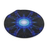 Blue Ray -Round Vinyl Sticker —