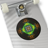 Present moment- Round Vinyl Sticker