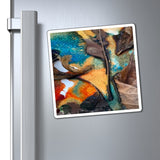 "Fall time" Refrigerator Magnet —