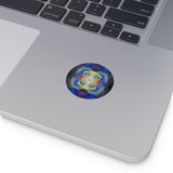 Serenity Round Vinyl Sticker —