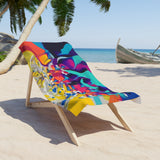 Sunburst shadow beach towel