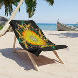 Sunburst Mandala Beach Towel —