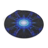 Blue Ray -Round Vinyl Sticker —