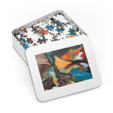 "Fall time" Jigsaw Puzzle   Tin box