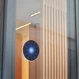 Blue Ray -Round Vinyl Sticker —