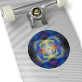 Serenity Round Vinyl Sticker —