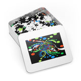 Transforming blocks-Jigsaw Puzzle with Tin box
