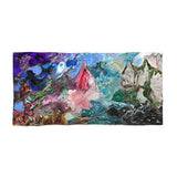 Heart healing grief crystal towel