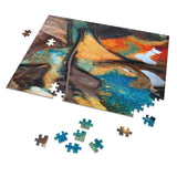 "Fall time" Jigsaw Puzzle   Tin box