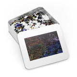 Textured reflections Jigsaw Puzzle with Tin box—