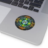 Natural Alignment  -  Round Vinyl Sticker