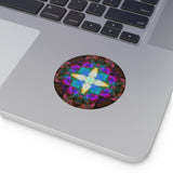 Flower essence Round Vinyl Sticker