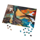 "Fall time" Jigsaw Puzzle   Tin box