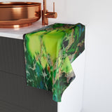 Green Marble Hand Towel —
