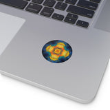 Sun ray - Round Vinyl Sticker