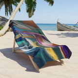 Falls soft flow beach towel