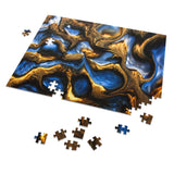 "Currents of roots and water"  Jigsaw with Tin 5 sizes