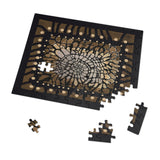 "Ancient texture"  Jigsaw Puzzle with Tin  5 sizes
