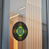 Present moment- Round Vinyl Sticker