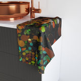 Autumn molecules: hand towel