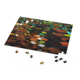 Autumn molecules   jigsaw paper box