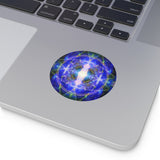 Luminous connections- Round Vinyl Sticker