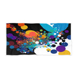 "Molecules of color"  — Colorful Retro Dot Pattern