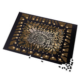 "Ancient texture"  Jigsaw Puzzle with Tin  5 sizes