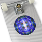 Luminous connections- Round Vinyl Sticker